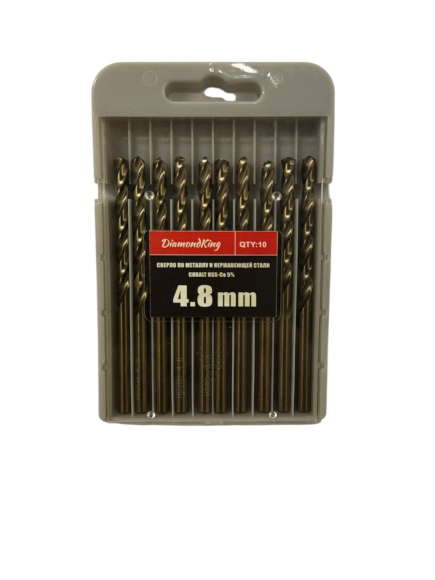 Сверло по металлу и нержавеющей стали 4.8mm
