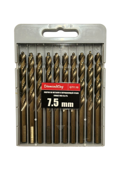 Сверло по металлу и нержавеющей стали 7.5mm