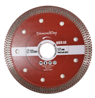 Диск алмазный DiamondKing GK-125 твёрдая керамика, керамика, керамогранит. 125x1.2x22.23mm  Уп. 50шт